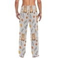 thumbnail image 4 of FORMRS Mens Pajama Pants with Pockets Sleepwear Lounge Bottoms Sizes S-2XL, Brown Cartoon Bears, 4 of 7