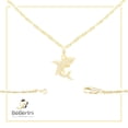 thumbnail image 7 of BEBERLINI Women Shark Pendant Necklace Set 14K Gold Filled Rope Chain CZ Charm Jewelry 20", 7 of 7