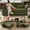Green, variant on 73" Queen Size Sofa Bed, Loveseat Sleeper Sofa with Pull Out Bed, 360° Swivel Table and USB, Modern 2 Seater Convertible Corduroy Couch for Living Room Bedroom Apartment, Green
