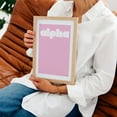 thumbnail image 5 of Alpha – Lead the Way (Light Pink) - Typography Minimalist Modern Art Geometric Pastel Pop Art Abstract Unframed Wall Art Print 24 x 36 inches, 5 of 16