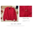 thumbnail image 3 of AAMILIFE Girls' Cotton Sweater Crew Neck Button Up Knitted Cardigan, 3 of 5