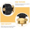 thumbnail image 3 of OULII RV Water Pressure Regulator with Gauge for Camping Golden Metal 1Set, 3 of 8