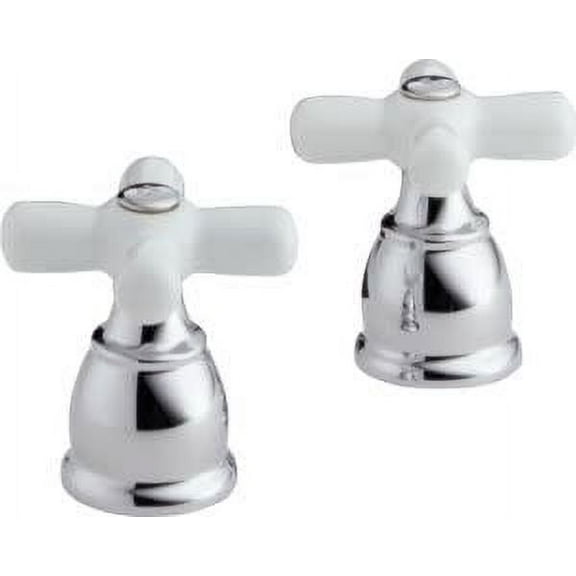 Peerless RP41678 Single Metal Cross Handle Kit - Chrome
