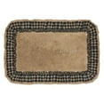thumbnail image 3 of VHC Brands Burlap Check Bath Mat, Natural and Black, 20x30, 3 of 3