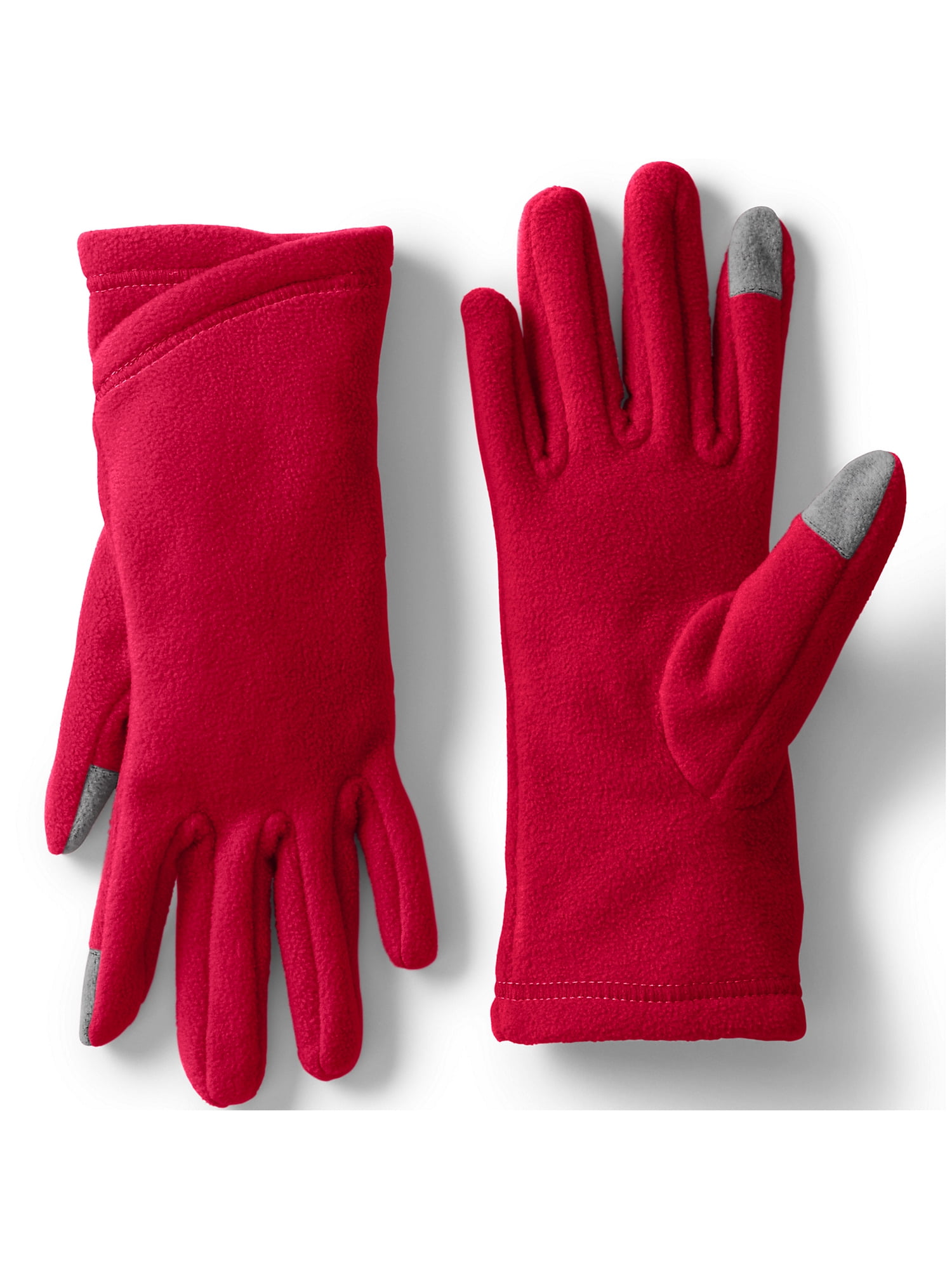 Lands' End Women's EZ Touch Screen Fleece Winter Gloves