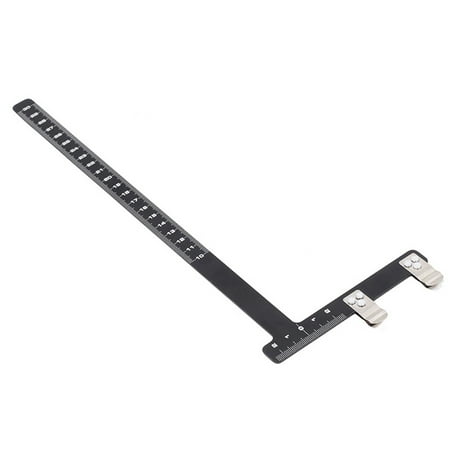 Bow Square Archery L-Shape Ruler Measurement Archery Tools Aluminum Alloy Recurve Bow Compound Bow Black Colors