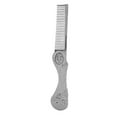 thumbnail image 2 of Folding Beard Comb, Zinc Alloy Prevent Static Pocket Oil Hair Comb for Men, 2 of 7