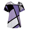 thumbnail image 4 of Camiseta sin tirantes con estampado de amor de manga corta y cuello redondo de verano para mujer Blusas OAVQHLG3B Store  lin121212, 4 of 5