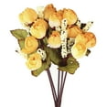 thumbnail image 1 of Ramo de Flores Artificiales Inteprter de 15 Cabezas G20 Otoño Estrella Brote Amarillo, 1 of 6