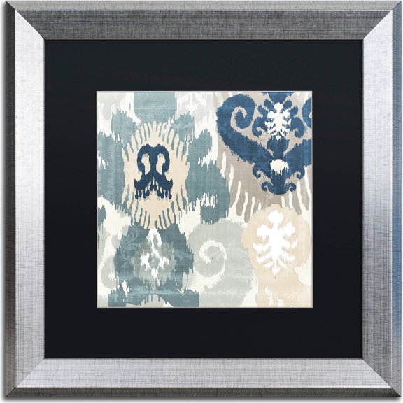 Trademark Fine Art "Beach Curry III" Canvas Art by Color Bakery, Black Matte, Silver Frame