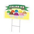 thumbnail image 1 of SignMission C-DC-1216-Italian Ice Panneau et Piquet 12 x 16 Po. Panneau de Jardin - Italian Ice, 1 of 1