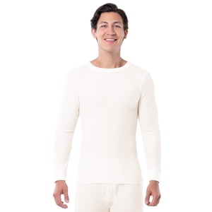 Fruit of the Loom Men's Thermal Waffle Crew Top