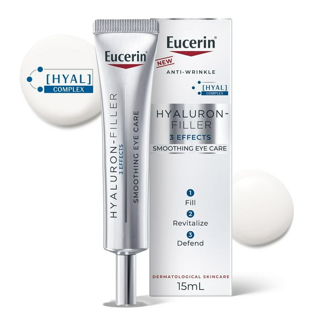 Eucerin Anti Wrinkle Smoothing Hyaluronic Acid Eye Cream, All Skin Types