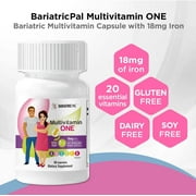 BariatricPal Multivitamin ONE 1 per Day! Bariatric Multivitamin Capsule - Iron Free Size: 1-Month Supply