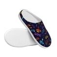 thumbnail image 3 of Lsque Games Pattern Womens Comfort Cotton on Scuff With Memory Foam and Anti-skid Sole Slipper-40/41, 3 of 7