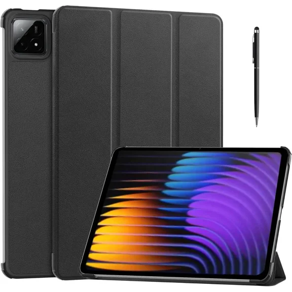 Case for Xiaomi Pad 7 / Xiaomi Pad 7 Pro 11.2 inch 2024, Slim Smart Cover Lightweight Hard Shell Protective Cover with Multi-Angle Stand, Universal Stylus Pen