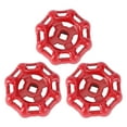 thumbnail image 4 of 3pcs Poignée en Fonte Poignées d'Arrêt de Roue de la Main de Boule, 4 of 7
