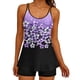 thumbnail image 1 of Traje de baño de bikini con estampado sin mangas para mujer, tankini, push-up, acolchado, conjuntos de blusa, traje de baño de dos piezas para mujer, tankini, traje de baño de 2 piezas para mujer, tra, 1 of 7