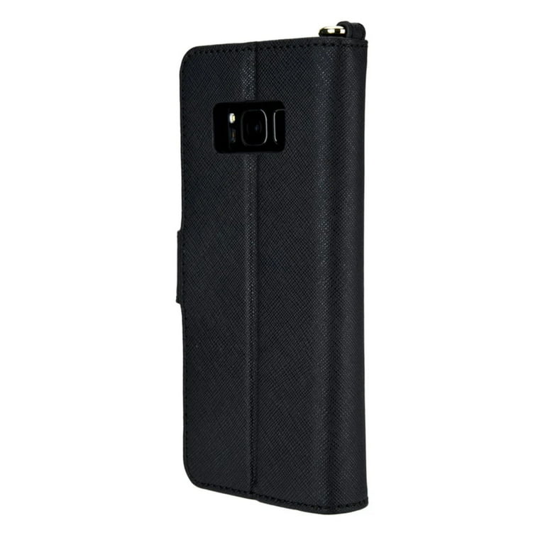 Samsung Galaxy S8 Plus Michael Kors Saffiano Leather Folio Black Walmart
