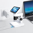 thumbnail image 1 of Digital Microscope, Portable HD Magnifier 4.5 Inch Large Screen 1500mAh Battery  for Children Teaching Black,Grey, 1 of 7