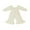 Beige, variant on Rovasas Kid Girls Jumpsuit, Off-shoulder Long Sleeve Pleated Solid Romper