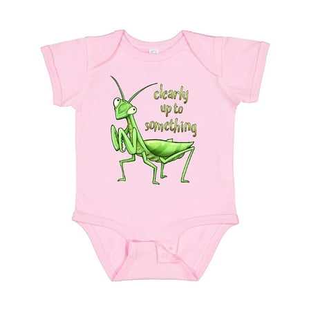 

Inktastic Praying Mantis- Clearly Up to Something Gift Baby Boy or Baby Girl Bodysuit