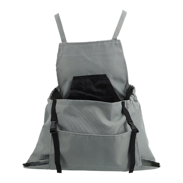 Delantal de jardinería con bolsillos,delantal para recolectar,bolsa para forraje,delantal grande para cosechar verduras,frutas,flores,malezas,herramientas,delantal utilitario de lona