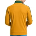 thumbnail image 3 of USNSM (M-5XL) Big and Tall Men's Full Zip Athletic Jacket Mock Neck Color Block Long Sleeve Fall Jackets With Pockets for Hiking Yellow M, 3 of 7