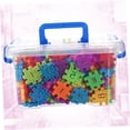 thumbnail image 4 of EXHUMKY 220Pcs Toy Building Block Set Assorted Color For Toddlers And Parent Child Interaction, 4 of 6