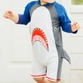 thumbnail image 4 of ASFGIMUJ Toddler Boys Girls Cartoon Sunsuit UPF 50+ Sun Swimsuit Long Sleeve Rashguard Kids Boy Competitive Swim Boy Shorts Big Kids Boys Size 12 Trunks Boys Swim Shirt Dinosaur Girls Swimsuits, 4 of 7