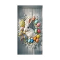 thumbnail image 1 of YWIYIUD 1PC Happy Easter Door Cover Easter Decorations, 71x35 Inch Easter Rabbit Eggs Door Banner Welcome Easter Banner Spring Theme Rabbit Door for Front Door Wall Indoor Outdoor Home Decor, 1 of 5