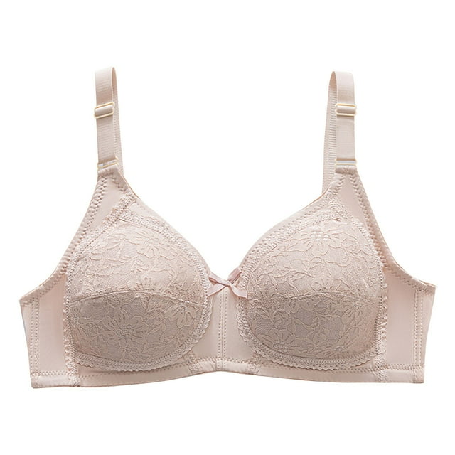 Grande Poitrine avec Petite Dentelle sous-Vêtements Soutien-Gorge Anti-Affaissement pour Femmes Sans Armatures Rassemblé et Rétréci Sans Points Saillants. Soutiens-Gorge Grande Taille en Stock