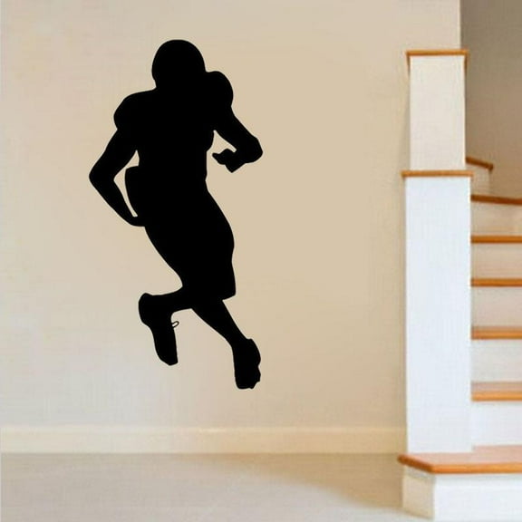 American Football Player Wall Decal Sticker Sports Home Decor Removable Living Room Bedroom Decoration Murals 118x59cm