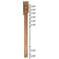 thumbnail image 7 of Baxton Studio Adler Modern and Contemporary Transitional Ash Walnut Finished Wood Queen Size Headboard,Wholesale, 7 of 7
