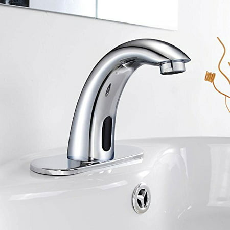 megabrand 5" automatic sensor bathroom sink faucet chrome