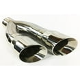 thumbnail image 3 of Wesdon Automotive Dual Exhaust Tip 4" Outlet 3" Inlet 16" Long Slant Polished Stainless Steel, 3 of 12