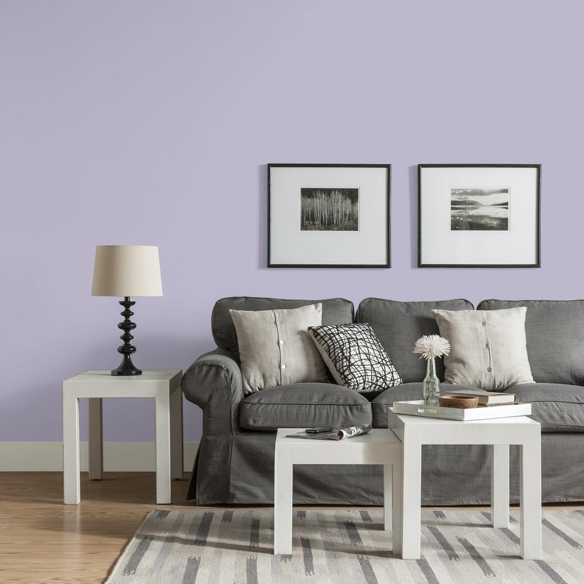 Glidden Spred Wild Lilac / Purple, Eggshell Interior Paint with Primer, 1 Gallon
