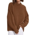 thumbnail image 2 of Suéter PRETTYGARDEN Caramelo Cuello Redondo Manga Larga XL, 2 of 4