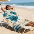 thumbnail image 4 of Yeciiwht Microfiber Beach Towel 28"x59" - Double Sided Velour Large Rectangular Thick Quick Dry Soft Absorbent Sandproof Beach Towels, 4 of 6