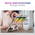 thumbnail image 2 of Dteck for Galaxy Z Fold 6 Case with Screen Protector, Hinge Protection Case with Rotating Ring Magnetic Kickstand, Hybrid Shockproof Rugged Case for Samsung Galaxy Z Fold 6 5G,Gold, 2 of 7