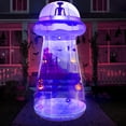 thumbnail image 1 of Ovni inflable Joiedomi para Halloween con luces LED, 274 cm de altura, 1 of 8