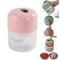 thumbnail image 2 of Clearance Promotion 250ML Electric Garlic Chopper Mini Portable Veggie Chopper Garlic Grinder Masher Onion Chopper To Vegetable Wireless Food Processor for Fruit Meat Etc, 2 of 9