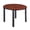 Black, variant on Kee 36in. Round Breakroom Table- Cherry/ Black