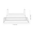 thumbnail image 2 of AURARMLET Transparent Baseball Card Display Rack with Smooth Edges Plastic Material for Home, 2 of 8