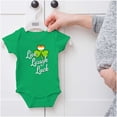 thumbnail image 5 of St Patricks Day Live Laugh Luck Bodysuit Jumper Girls Infant Baby Brisco Brands 12M, 5 of 6