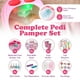 thumbnail image 5 of Kit de spa para pies Bubbly Girlz que brilla en la oscuridad con kit de pedicura, 5 of 7