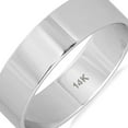 thumbnail image 3 of SZUL Women's 5mm Flat Comfort Fit Wedding Band in 14K White Gold, 3 of 4