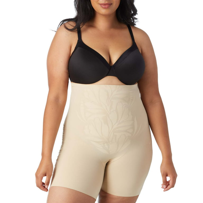 Maidenform Flexees Thigh Slimmer Smooths FP0060 Cool Comfort NUDE  S,L,XL,2X,3X - Lacadives