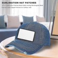 thumbnail image 4 of 14 Pcs Sublimation Patches Blank Fabric Ironing Rectangular Blank Patches Fabric Repair Patches For Clothes, Hats, 4 of 5