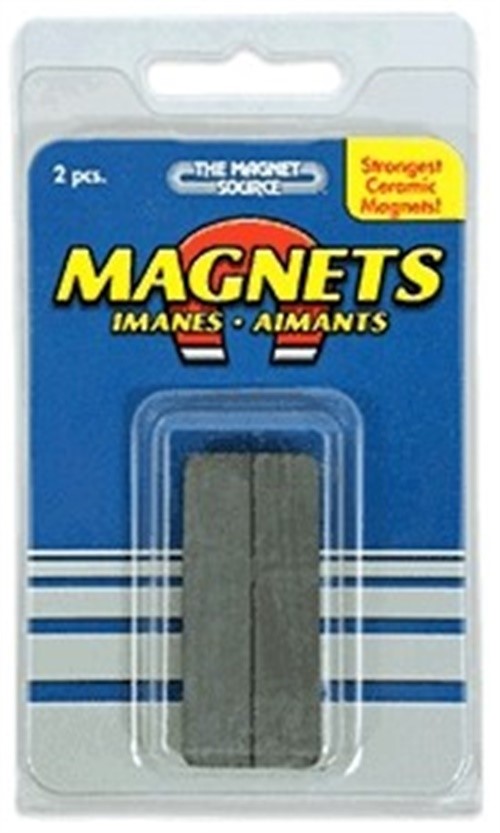 Master Magnetics 07043 2Pc Magnetic Ceramic Blocks, 3/8" x 3/8" x 1-7/8" - image 2 of 3